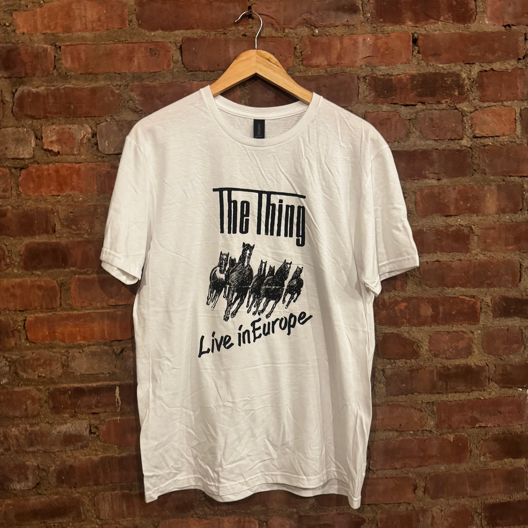 Live in Europe Tee - White